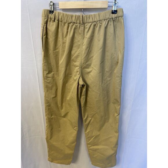 L'Academie Revolve Sadie Pant in Khaki Sz Small Waist Tie Ankle Straight Leg - Picture 6 of 9